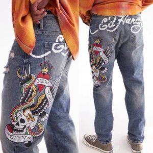 Ed Hardy NYC Skull Slim Taper Jean